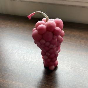 Handmade “bunch of grapes” candle from Safed Candle Gallery